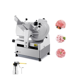 VEVOR Automatic Meat Slicer, 180W + 370W Deli Slicer \w A 12 Inch Premium 65Mn Blade, 0-0.3 Inch Adjustable Thickness, Electric Food Slicer Machine