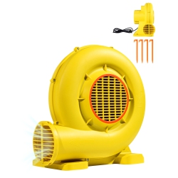 VEVOR 680&750W Inflatable Blower, 1.0HP Bounce House Blower, Pump Commercial Air Blower for Inflatables, 3400Rpm Bouncy Castle Electric Air Blower