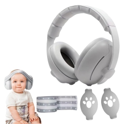 MYACUC Baby Earphones Anti-Noise, Baby Anti-Noise Earbuds, 2 In 1 Hearing Protectors for Babies And Toddlers 0-48 Months, Baby Noise Helmets