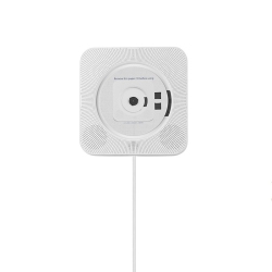 THE WAY Kechuang CD Player Wall-Mounted, CD Player, Home Repeater CD, Machine Prenatal Education Early Education English Bluetooth CD Player (White)