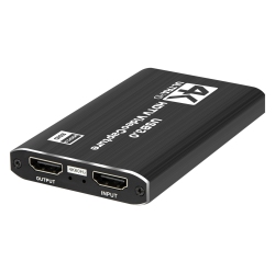 THE WAY 【4K Loop Output + 1080P Recording】USB3.0 HDMI Video Capture Card, Driver-Free, Plug And Play, Support Uvc/uac, Game Live