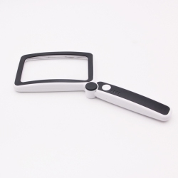 GREEN SCENIC Led Foldable Eye Protection Magnifier - 4X HD Lens + 10 Dimming Leds Portable Reading/observation Artifact HD Magnifier For