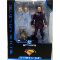 DC Multiverse Superman Movie 7 Inch Action Figure Deluxe - Lex Luthor & Baby Kaiju