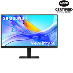 Open Box - Samsung ViewFinity S8 27" 4K Ultra HD 60Hz 5ms GTG IPS LED Monitor (LS27D802UANXGO) - Black