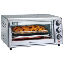HAMILTON BEACH - Sure-Crisp Air Fryer Toaster Oven - 0.7 Cu.ft./19.8L - Stainless Steel