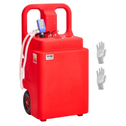 VEVOR 32 Gallon Fuel Caddy, Portable Fuel Tank \w 12V Dc 2.5 Gpm Electric Fuel Transfer Pump, 4 Ft Delivery Hose & Auto-Stop Sensor Nozzle, Tank