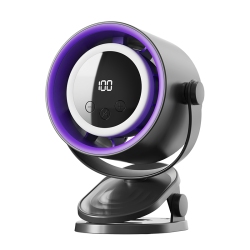 THE WAY Desktop Mini Clip Fan, Living Room, Office, Student Dormitory, Kitchen Wall Hanging Foldable Portable USB Charging Clip Fan, K8 Charging