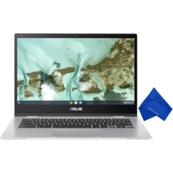 ASUS Refurbished (Good) Chromebook Cx1 14" Fhd Laptop (Intel Celeron N4500, 4GB Ram, 64GB Emmc, Chrome Os) - (Cx1400Cka-As44F) In Silver