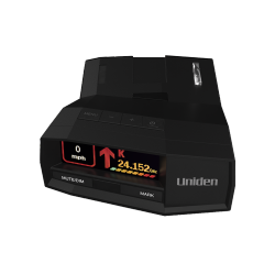 UNIDEN R8W Radar Detector – Dual Antenna Extreme Long Range Laser Detection, Built-In Gps Lockouts, Oled Display, Voice Alerts & False Alert