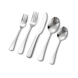 VEVOR 30-Piece Silverware Set, Food-Grade Stainless Steel Flatware Utensils, Mirror Finished Cutlery Set, Dishwasher Safe Eating Tableware For