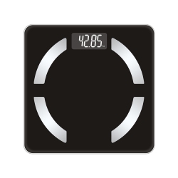 THE WAY Body Fat Scale High-Precision Household Rechargeable Weight Scale Fat Loss Scale [Obsidian Black] Rechargeable/high-Precision Smart
