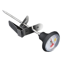 THE WAY Coffee Thermometer Clip-On Thermometer for Hand Pour Over Coffee Maker Stainless Steel Pointer Thermometer Portable \w Dial for Outdoor