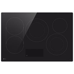 LG ThinQ 30" 5-Element Electric Cooktop (CBEW3017BE) - Black Ceramic