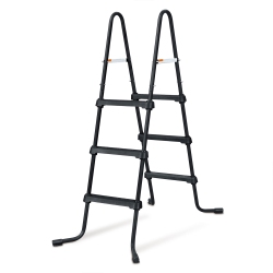 FUNSICLE 36" Surestep 3 Stair Outdoor Above Ground Swimming Pool Ladder In Black