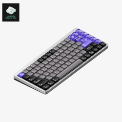 NUPHY Air75 He RGB Low Profile Hotswap Wired Mechanical Gaming Keyboard – 75% Layout (84 Keys), Magnetic Jade Switches – Compatible \w