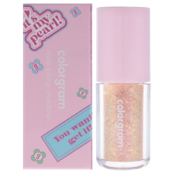 COLORGRAM Milk Bling Shadow - 12 Humming By for Women - 0.11 OZ Eye Shadow In Coral