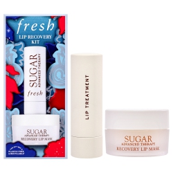 FRESH Lip Recovery Kit By for Women - 2 PC 0.35OZ Sugar Advanced Therapy Lip Mask, 0.15OZ Sugar Advanced Therapy Lip Treatment