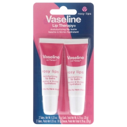 VASELINE Lip Therapy - Rosy Lips By for Women - 2 X 0.35 OZ Lip Balm