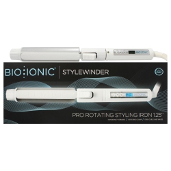 BIO IONIC Stylewinder Pro Rotating Styling Iron - By for Women - 1.25 Inch Curling Iron In White