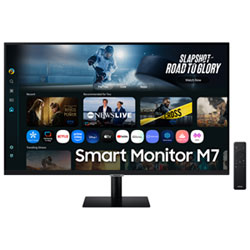 Samsung M7 43" 4K Ultra HD 60Hz 4ms GTG VA LED Smart Gaming Monitor (LS43FM702UNXZA) - Black