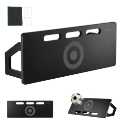 VEVOR 32"x12" Soccer Rebounder Board, Portable Soccer Wall \w 2 Angles Rebound, Foldable HDpe Kickback Rebound Board, Soccer Training Equipment For