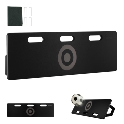 VEVOR 40"x12" Soccer Rebounder Board, Portable Soccer Wall \w 2 Angles Rebound, Foldable HDpe Kickback Rebound Board, Soccer Training Equipment For