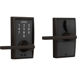 SCHLAGE Touch Century Lock With Latitude Lever (Aged Bronze) Fe695 Cen 716 Lat