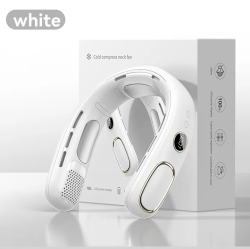 THE WAY Semiconductor Refrigeration Neck Fan USB Charging Leafless Ice Compress Lazy Outdoor Portable Neck Fan - 4000Mah Portable Neck Fan Five Speed