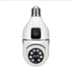 THE WAY Home Network Camera, Lamp Head Type Monitor, No Need for Network, Mobile Phone, Remote Wireless, High-Definition Night Vision Dual Lens