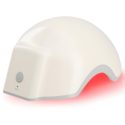 MYACUC Laser Hair Growth Cap 660Nm Infra Light Therapy Light Therapy for Hair Loss Led Light Black Hair Regrowth Treatment for Men And Women In Red