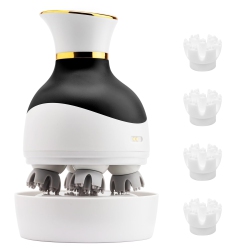 MYACUC Electric Cordless Hair Scalp Massager With Kneading 84 Massage Nodes, Handheld Portable Head Scratcher Massager for Hair Growth, Deep Clean