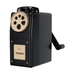 GREEN SCENIC Large-Caliber Multi-Hole Hand-Cranked Pencil Sharpener, Triangular Hole Rod, Thick Pen Pencil Sharpener, Primary School Student Pencil