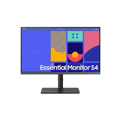 SAMSUNG (New) – 24" S4 Essential Fhd Ips Monitor With High Adjustment Ls24C432Ganxza