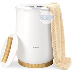 KEENRAY Upgraded Towel Warmer Bucket, Large Towel Warmer \w 3 Heating Modes, Heat Time 30/45/60/90 Min Adjustable And Up to 24 Hour Delay Timer