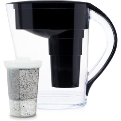 SANTEVIA Mina Alkaline Water Filter Pitcher | Water Filtration System | Fluoride, Chlorine & Lead Filter | Water Purifier | Home Water Filtration