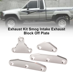 TOPTENG Exhaust Kit Smog Intake Exhaust Block Off Plate for Toyota 20R 22R 22Re 22Ret