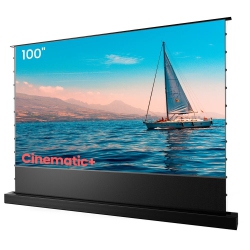 AWOL VISION - Alr-F210C 100" Motorized Floor Rising Alr Ultra Short Throw Projector Screen, 4K/8K 3D