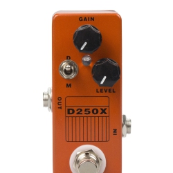 GREEN SCENIC D250X Dual-Mode Distortion Effects Pedal | Dynamic Gain Adjustment | True Bypass Design | Full Metal Portable Body