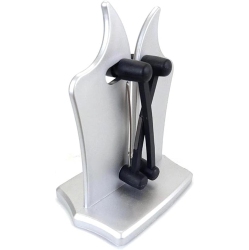 GREEN SCENIC Knife Sharpener With Stand Multifunctional Quick Sharpening Stone Vertical Knife Sharpening Tool Home Kitchen Knife Sharpening Tool