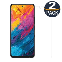 CSMART [2 Packs] Premium Tempered Glass Screen Protector for Tcl 60 Xe Nxtpaper 5G, Case Friendly & Bubble Free