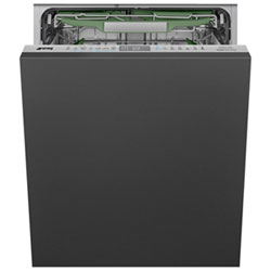 Lave-Vaisselle Encastrable 24 Po 38 Db Avec Cuve En Inox Et Troisième Panier De Smeg (Dw8630) - Prêt Pour Panneau