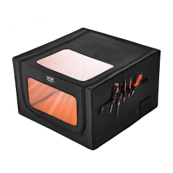 VEVOR 31.5 X 31.5 X 19.6" Laser Engraver Enclosure, Dual-Direction Viewing, Flame Retardant And Fireproof Protective Cover, \w Exhaust Fan And Pipe
