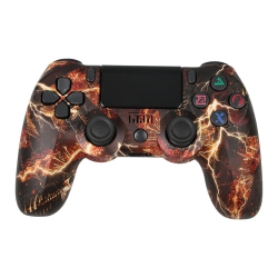 THE WAY Suitable for P4 Wireless Bluetooth Handle Dual-Mode Controller | Support Ps3/ps4/pc/ | Touchpad + RGB Lighting Effect + Dual Motor Vibration