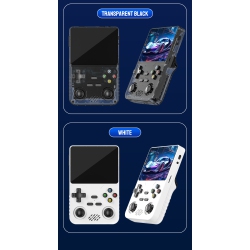 THE WAY New Rx6S Open Source Handheld Game Console Linux System Retro Classic Arcade Psp Px6S Retro Handheld Game Console 3.5-Inch HD Ips Screen 64GB