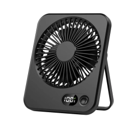 MYACUC USB Mini Portable Fan, 5 Speed Desktop Fan With Led Display, Hanging Circulation Fan Suitable for Office, Home, Travel
