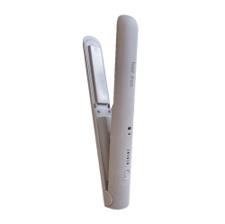 MYACUC Mini Hair Straightener, Wireless Mini Straightener Flat Iron, Using Ceramic Coated Panels Featuring 3 Heat Settings for All Hair Types