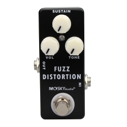 GREEN SCENIC Professional Distortion Fuzz Effects | Three-Band Equalization Adjustment | True Bypass Design | All-Metal Body | Portable