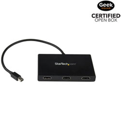 Open Box - StarTech 3-Port Mini DisplayPort to HDMI Multi Monitor Splitter (MSTMDP123HD)