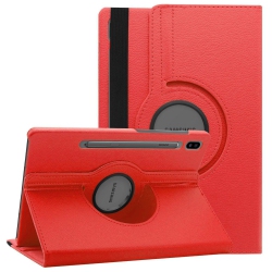 XCRS Samsung Galaxy Tab S10 Fe Plus 2025 Case 360° Swivel Rotating With Kickstand, Multi-Angle Viewing Pu Leather Folio Cover