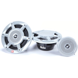 JBL Stadium Marine 82M 8" 200W Rms 3-Way Marine Speakers With Built-In RGB Led Lights - In Gray